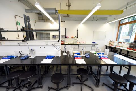 Die Labore bleiben leer. (Foto: Peter Himsel)