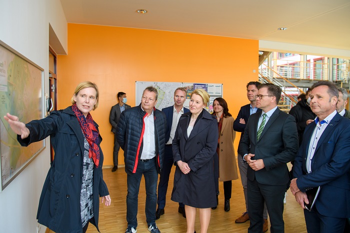 Dr. Christina Quensel presented the Campus Berlin-Buch together with the campus stakeholders (Photo: Peter Himsel)