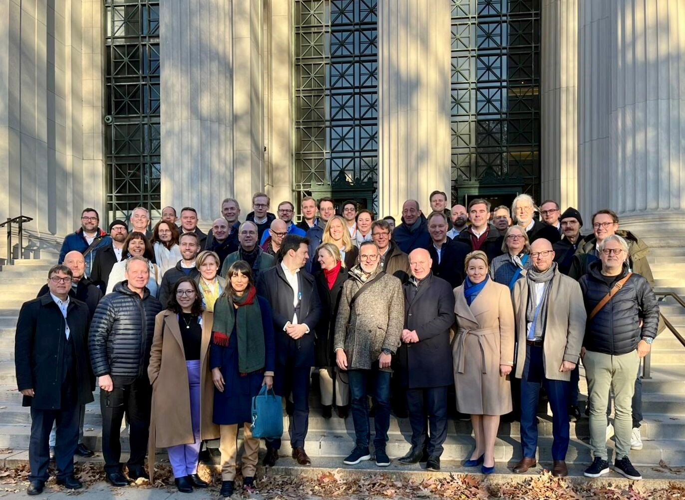 Delegation from Berlin with Governing Mayor Kai Wegner and Senator for Economic Affairs Franziska Giffey. Photo: Berlin Partner