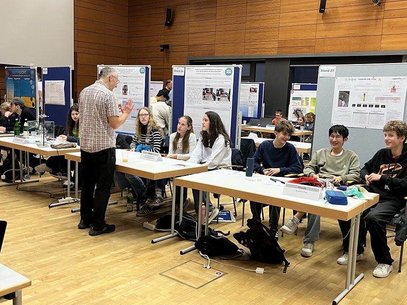 Project presentations on the competition day. Photo: Felix Petermann, Max Delbrück Center