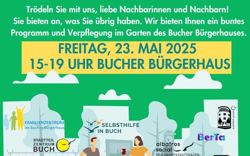 Flyer des Floh- und Frohmarkts