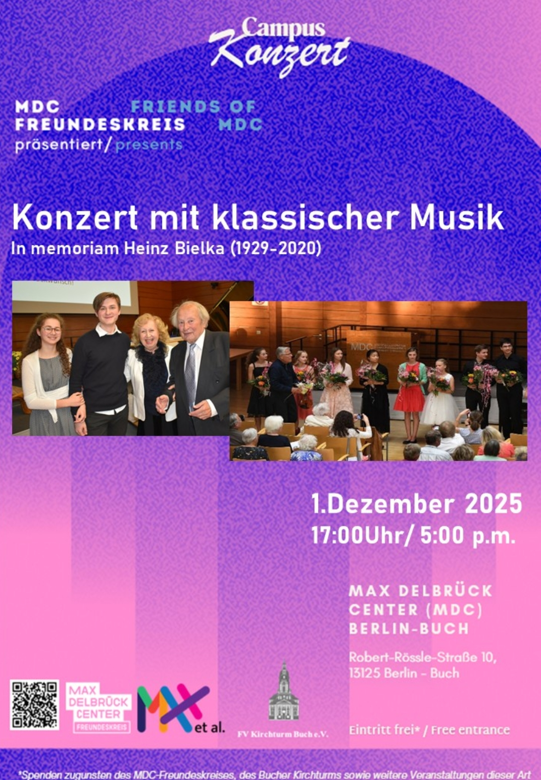 Flyer zum Konzert